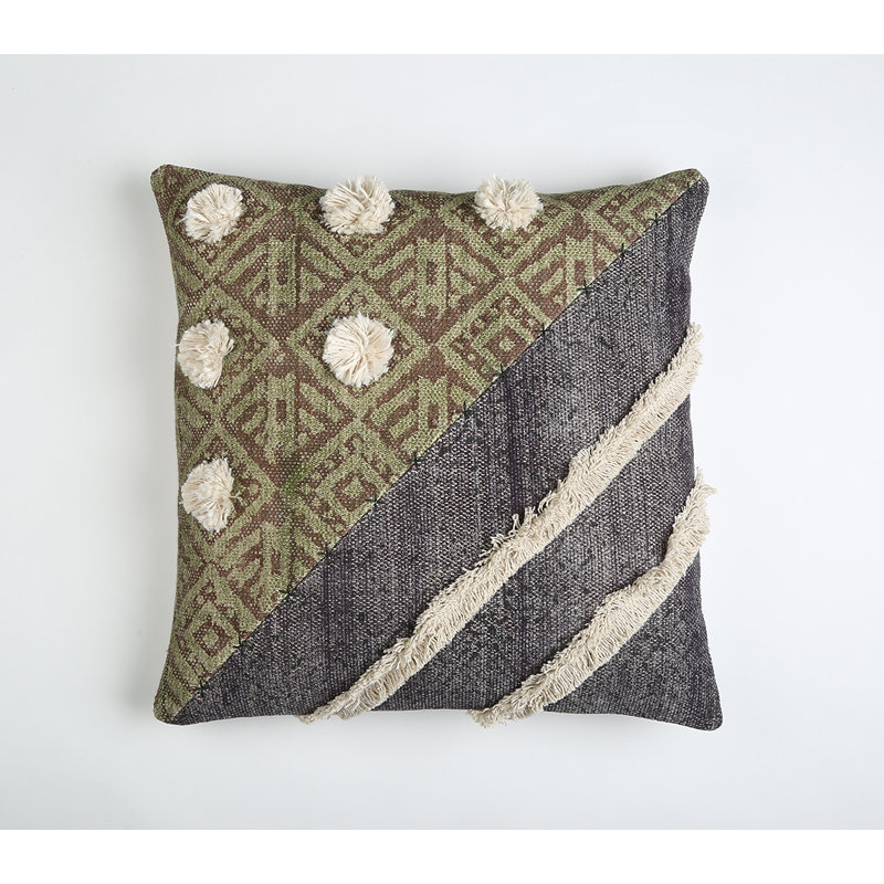 Geometric Cotton Pillow Cover