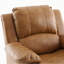 Fauteuil inclinable et oscillant en cuir