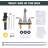 2-handle Bathroom Faucet with Drain Assembly-73375925