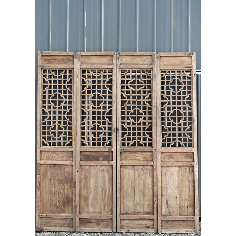 Unfinished Pine Folding Screen Doors