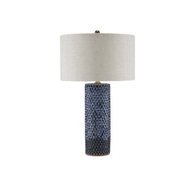 Lampe de table à pois en céramique