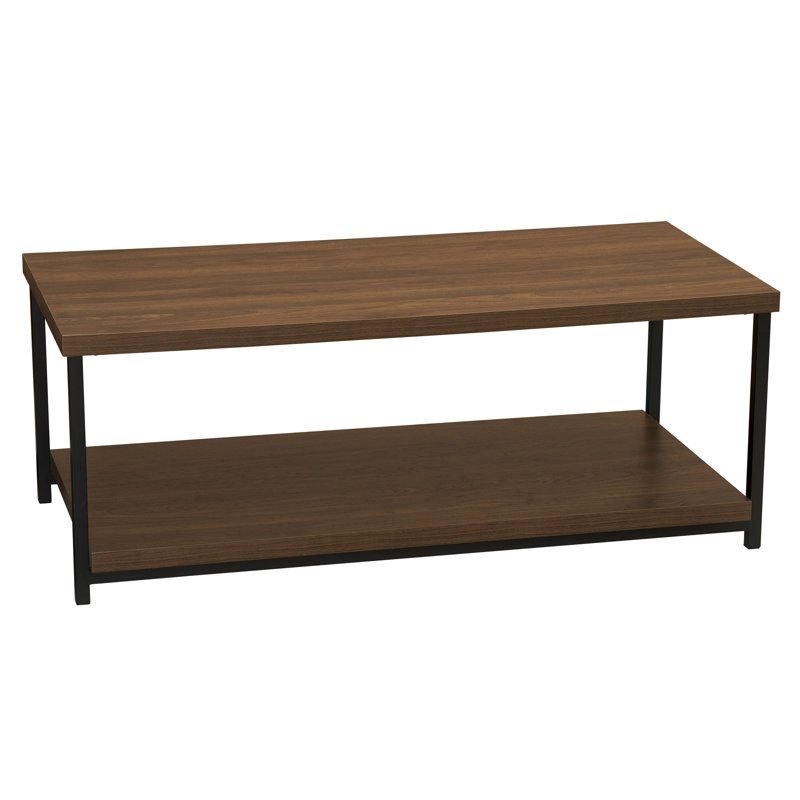 Table basse rectangulaire avec rangement Gateshead Jamestown, Brun