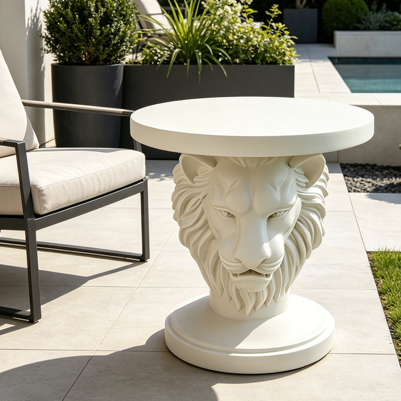 Table de bout 15,5 po avec plateau amovible Majestic Lion
