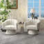 Fauteuil demi-tonneau pivotant de 25,2 po Iryanna-97755429-123185140