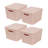GLAD Storage Bin with Lid, Pack of 4-99471626-99471627