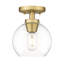 Plafonnier semi-encastré 1 lumière 7,25 po Saltash-504646321-403443200