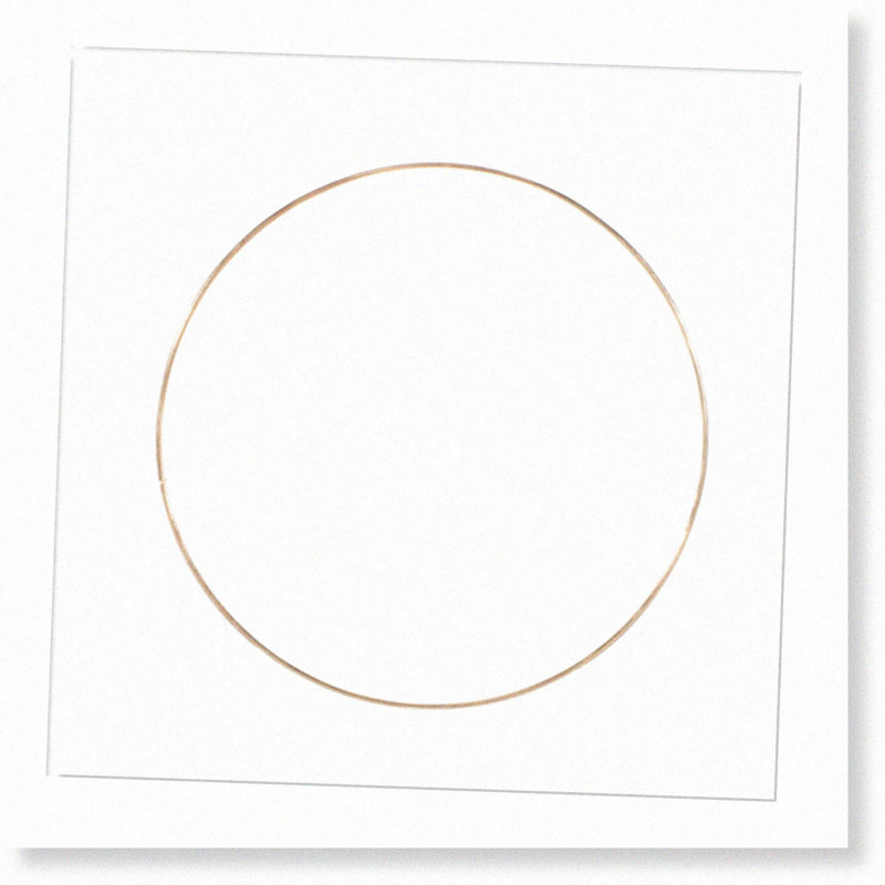8-Inch Metal Hoops for Crafts 2 Pack