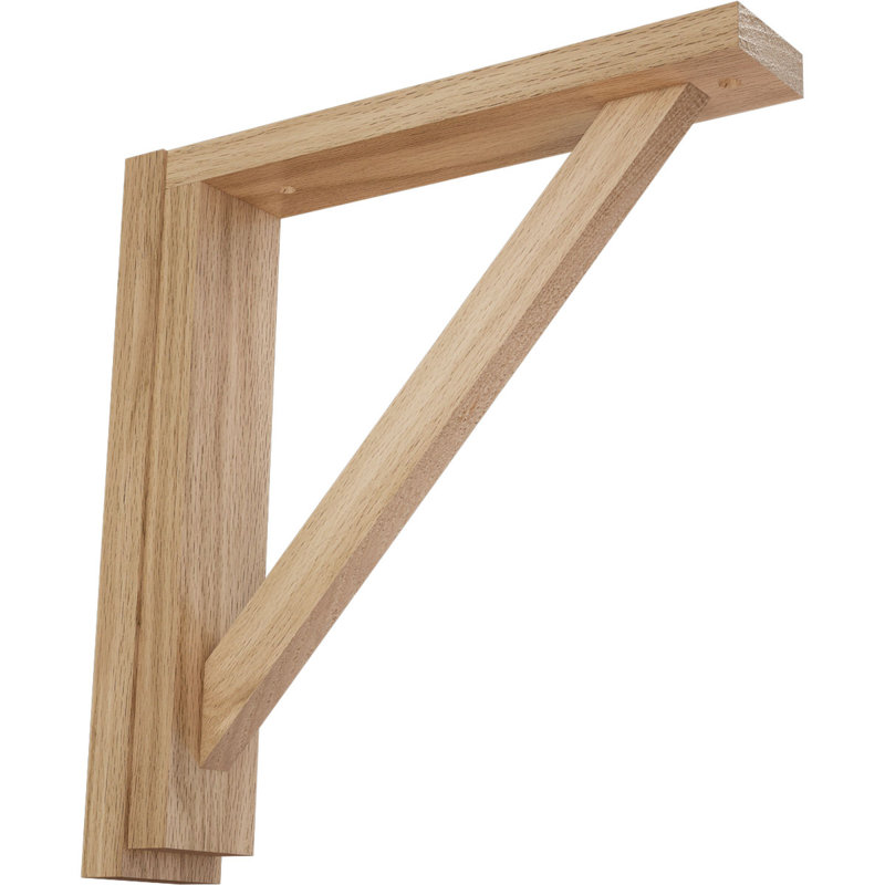 Support de tablette Traditional, Chêne rouge, H 12,25 po x l 2,5 po x P 12,75 po