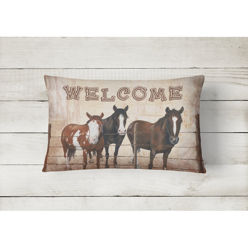 Outdoor Reversible Throw Pillow