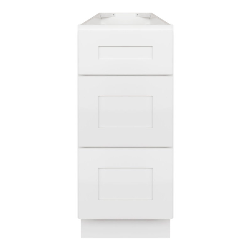 12'' Single Bathroom Vanity Base Only, Alpina White