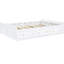 Grand lit plateforme en bois avec 6 tiroirs - Structure solide et de style moderne sans sommier