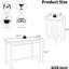 Ensemble table et tabourets de bar 5 pièces, structure en métal, chêne blanc, idéal pour un café avec une finition blanche, convient pour un petit-déjeuner ou un espace de travail.