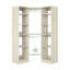 Système d'organisation 39 po x 39 po avec 12 tablettes et 2 tringles de suspension-498837814