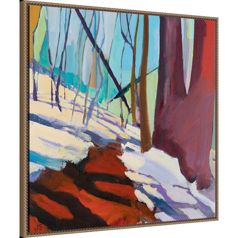 "Pilot Mountain Path 5" par Jessica Singerman, reproduction d'art sur toile encadrée, H 30 po x l 30 po