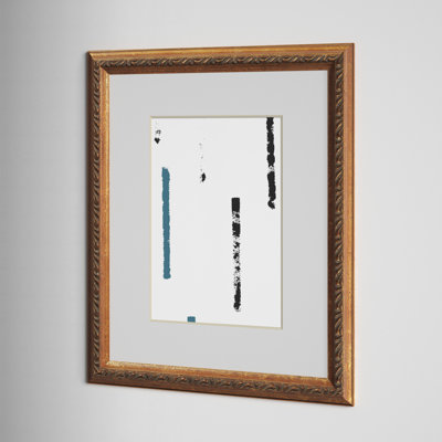 Lilith Wood Embossed Picture Frame with Mat