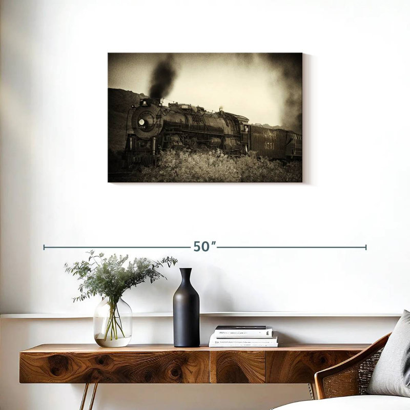 Mehar Train Arrival I, 20" H x 30" W