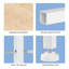 Commode de chambre à coucher avec commode haute 8 tiroirs-1549659753