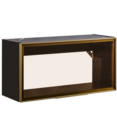 Support à épices noir avec porte pour un rangement de cuisine optimisé - structure en particules de 15 mm et armoire de 3 m