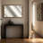 Bohemian Rectangle Wood Framed Decorative Wall Mirror-763000541-763000540
