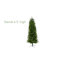 Arbre de Noël élancé épinette vert réaliste avec lumières claires / blanches