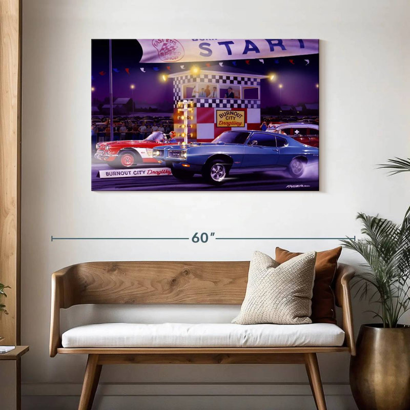 Mehar Drag City, 30" H x 45" W