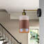 Thompsons Glass Swing Arm Sconce