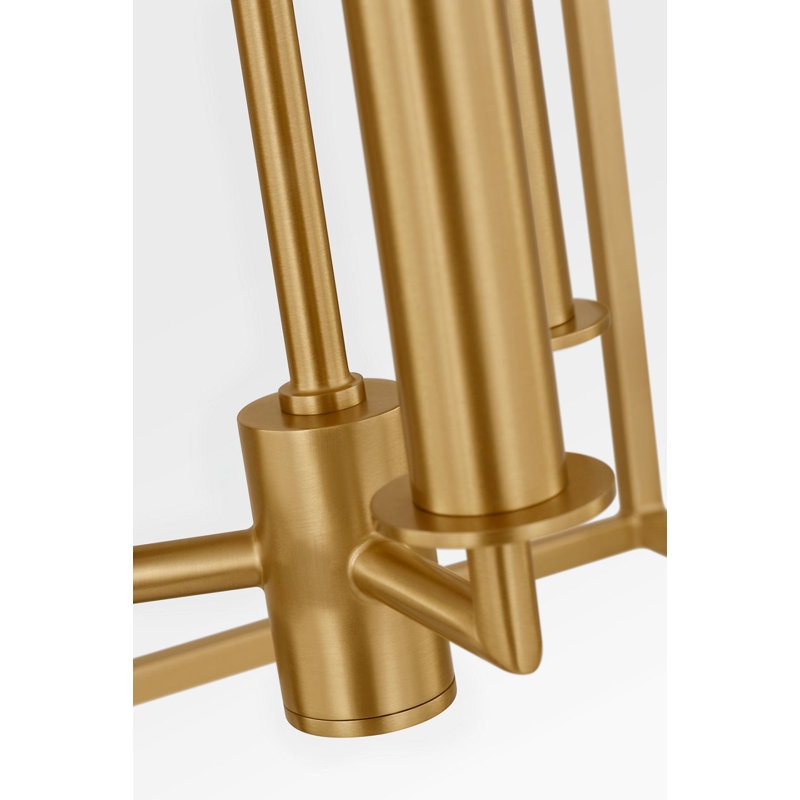 Carlyle Lantern, Burnished Brass, 87" H x 13.75" W  x 13.75" D, 3