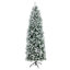 Sapin de Noël artificiel élancé avec lumières DEL-1967424430-2002601903