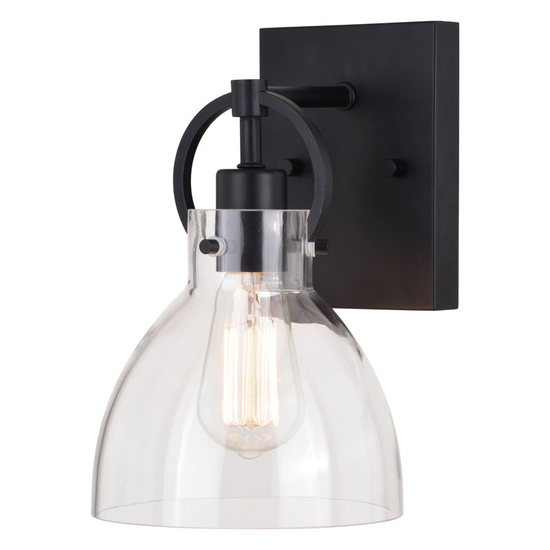 Luminaire de meuble-lavabo Ogden, 1 lumière, Noir mat
