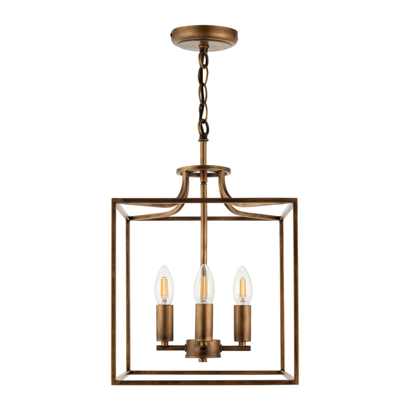 4 - Light Antique Brass Pendant