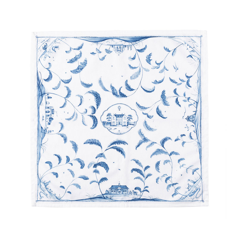 Country Estate Harvest Napkin, Delft Blue