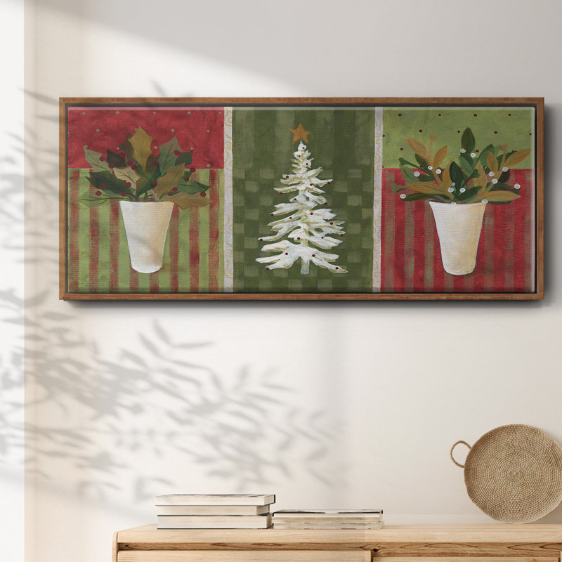 Verdure des fêtes - Toile encadrée, H 20 po x l 50 po