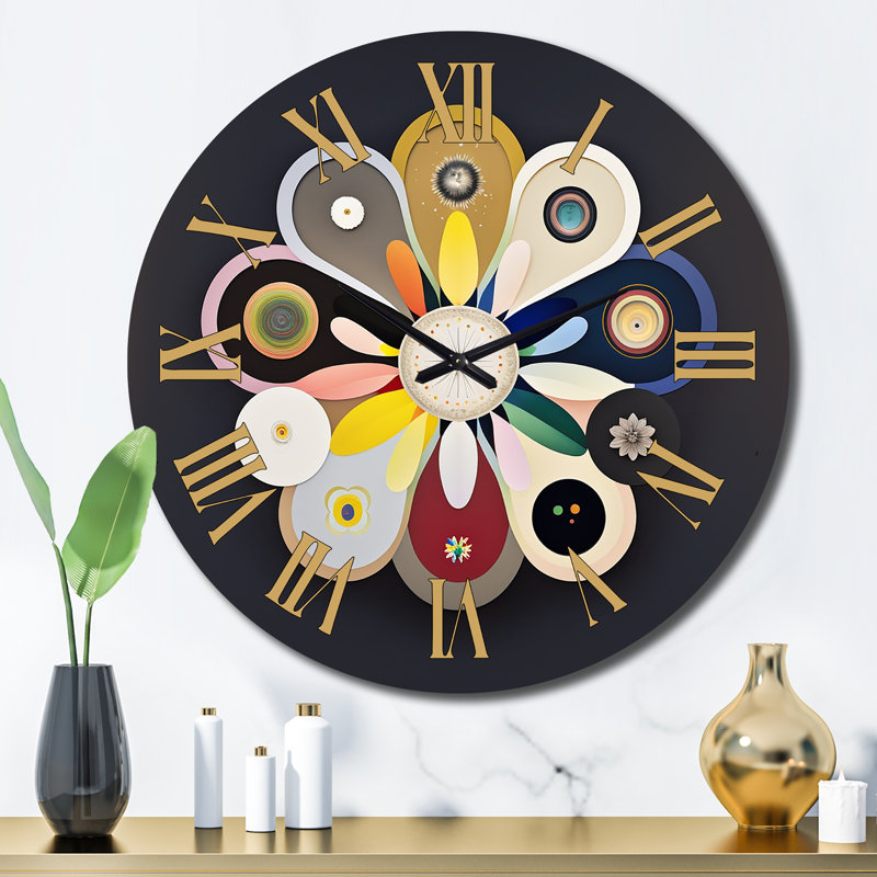 Horloge murale Serendipity Mysticisim Of Mind Spiritual Art I, Grand