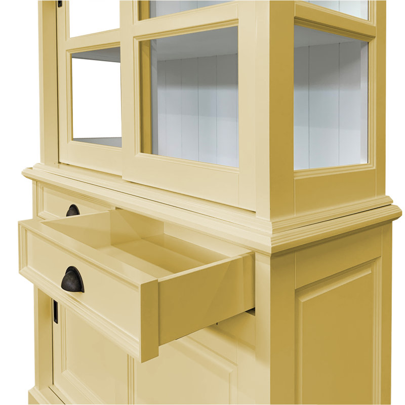 Benjamin-James Display Cabinet, Light Ivory