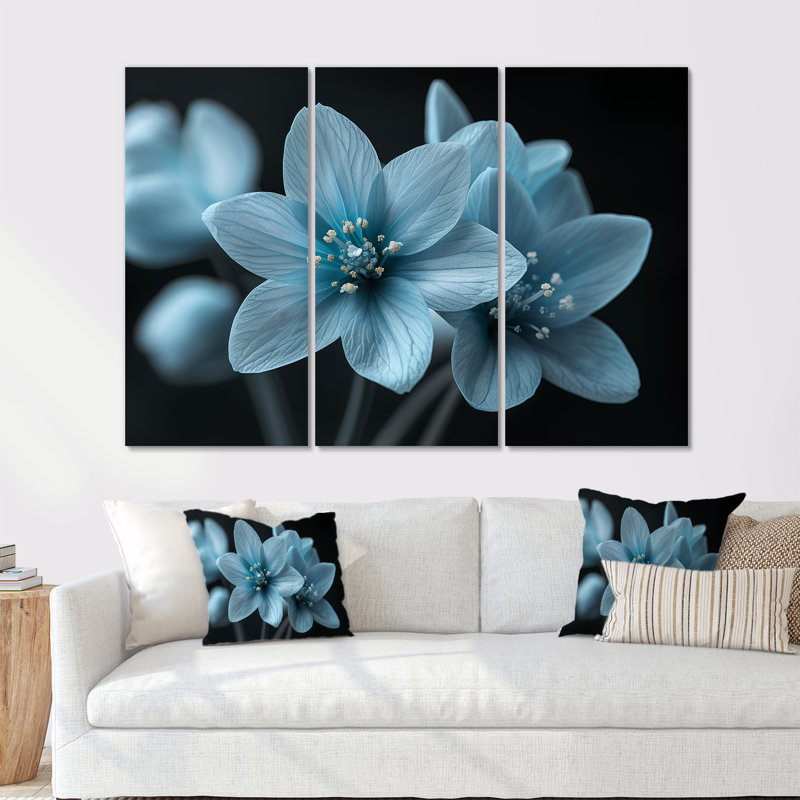 Portail - ensemble de reproductions d'art mural Snowdrops, Métal métal, H 32 po x l 48 po x P 1 po