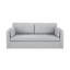 Newport Light Grey 2 Seater Sofa-968119241-968119244