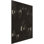 L 19 5/8 po x H 19 5/8 po Reece Panneau mural décoratif 3D EnduraWall, gris anthracite métallique (couvre 2,67 pieds carrés)