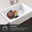 Single Bowl Fireclay Kitchen Sink-88991808