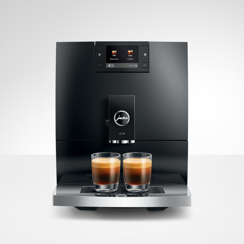 C9 Piano Black Automatic Coffee Machine, Black