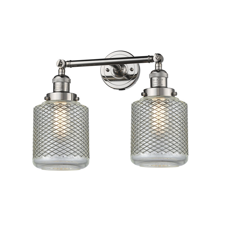 Iyana 2 - Light Dimmable Vanity Light, 6 Watt Vinage LED Bulb, Polished Nickel