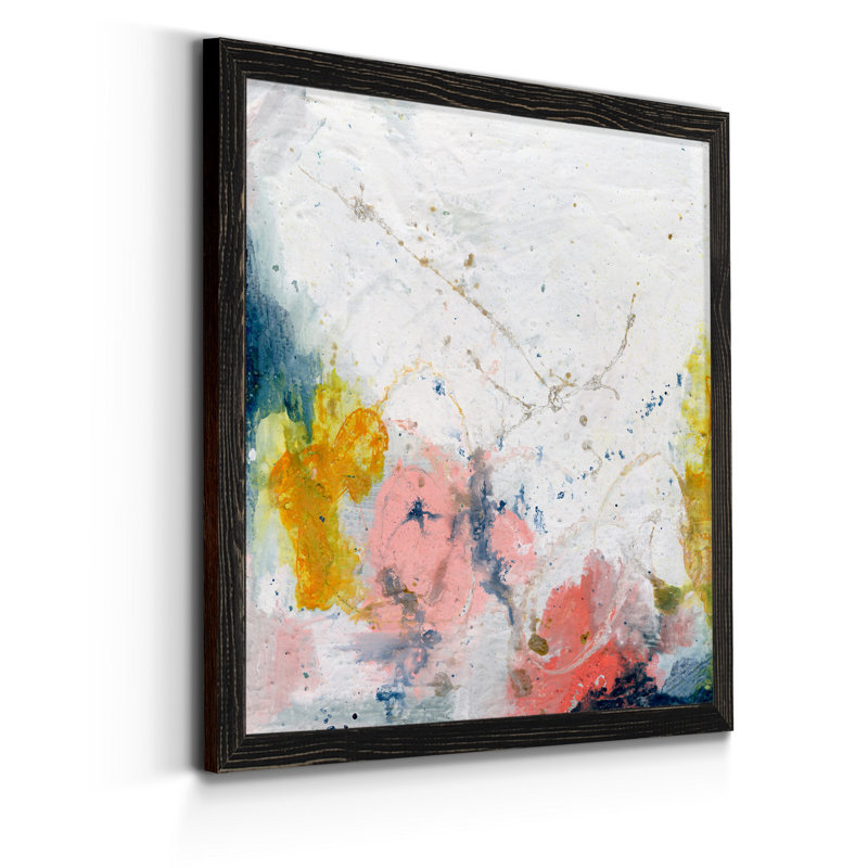 "Pastel Fantasy I", reproduction d’art sur toile encadrée, H 35,5 po x l 35,5 po x P 1,5 po, Cadre noir