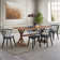 Majidah Solid Wood Arm Chair in Black