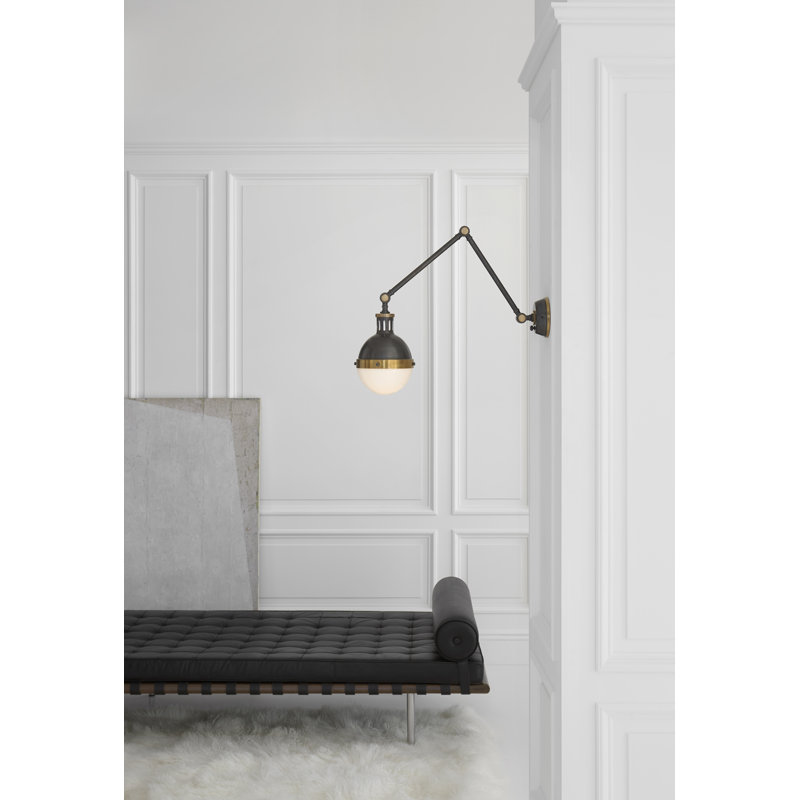 Thomas O'Brien Hicks Library Light, Antique Nickel