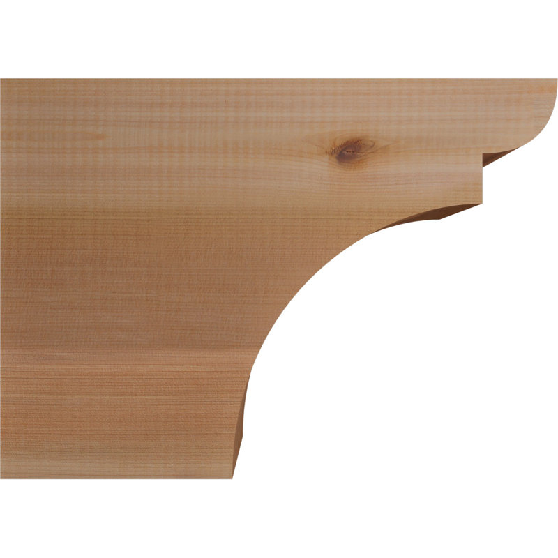 Yorktown Smooth Rafort Tail, Cèdre rouge, H 12 po x l 16 po x P 3,5 po