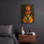 «Spring Heel Jack» par Michael Stewart, art mural en métal doré, 12 po x 16 po-1751330299