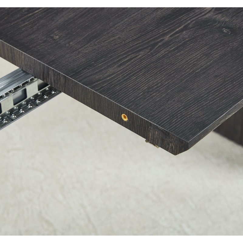 Extensible Table ,Dining Table,Office Table,Coffee Table,Mdf, Table, Black