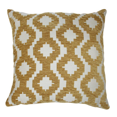 Theodosia Geometric Square Cushion