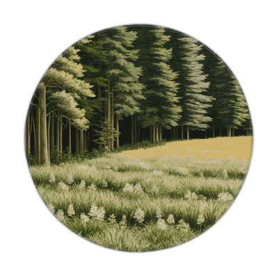 Tapis d'intérieur et d'extérieur vert Nature
