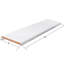 Fresno 16" x 4" Glossy Ceramic Bullnose Tile Trim in White