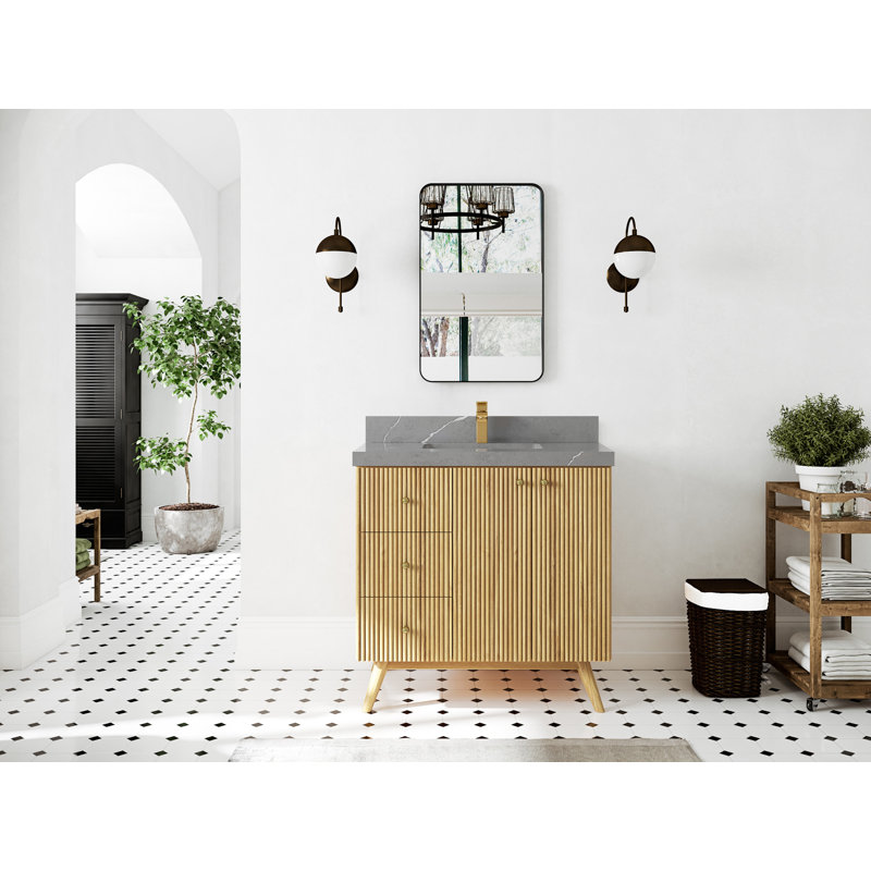 Ensemble de meuble-lavabo simple 36 po Kurtisha